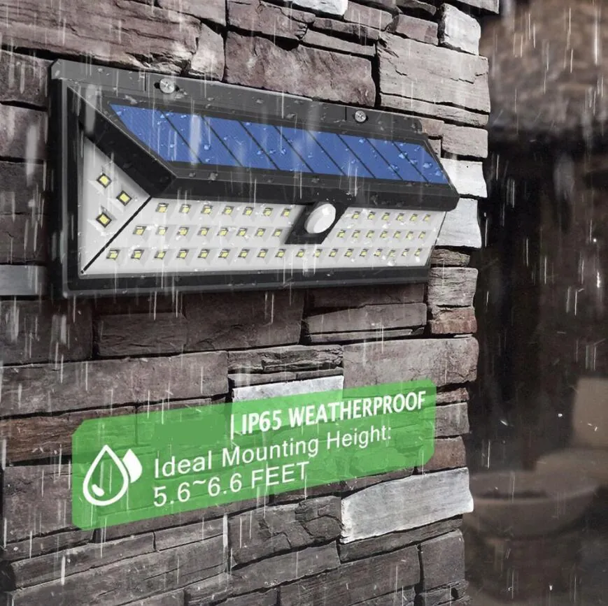 solar outdoor light, human body induction high power lighting, wall light, waterproof night light, high brightness garden light, automatic lighting