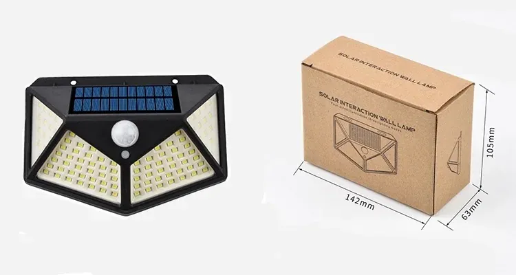 Lampe Solaire 100 LED Détecteur Mouvement Étanche – Image 6