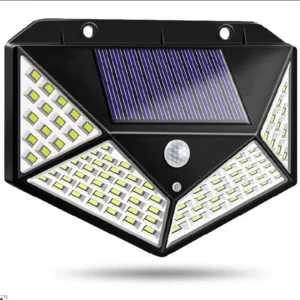 Lampe Solaire 100 LED Détecteur Mouvement Étanche