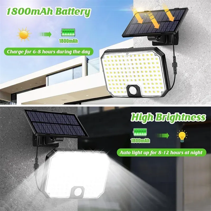 Lampe Solaire LED 500 lm - Éclairez Votre Extérieur ! – Image 6