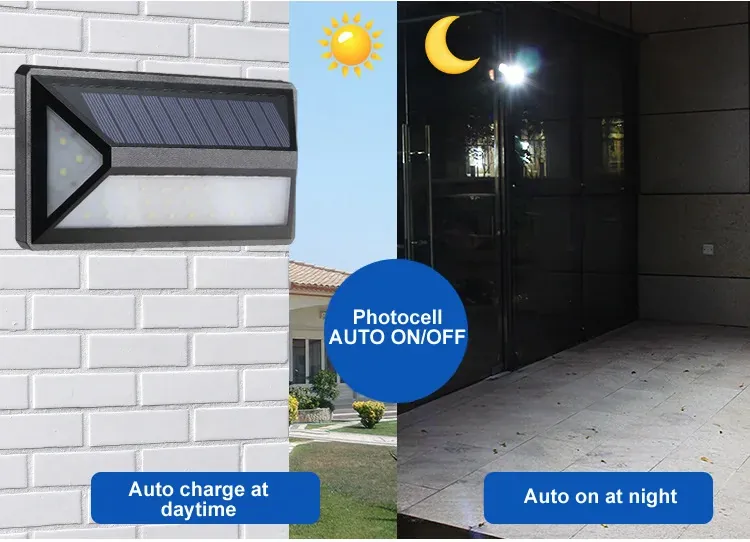 Éclairage Solaire LED Extérieur: Sécurité Jardin – Image 4