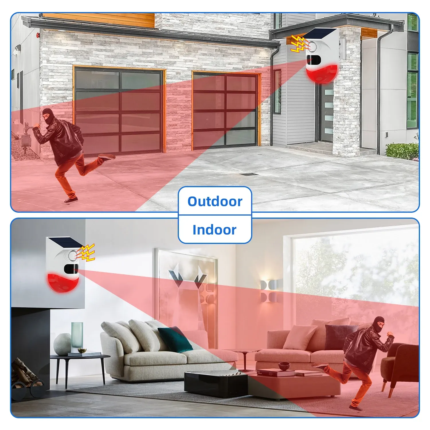 Alarme Solaire Extérieure Angus: Sécurité Maison 120 d B – Image 5