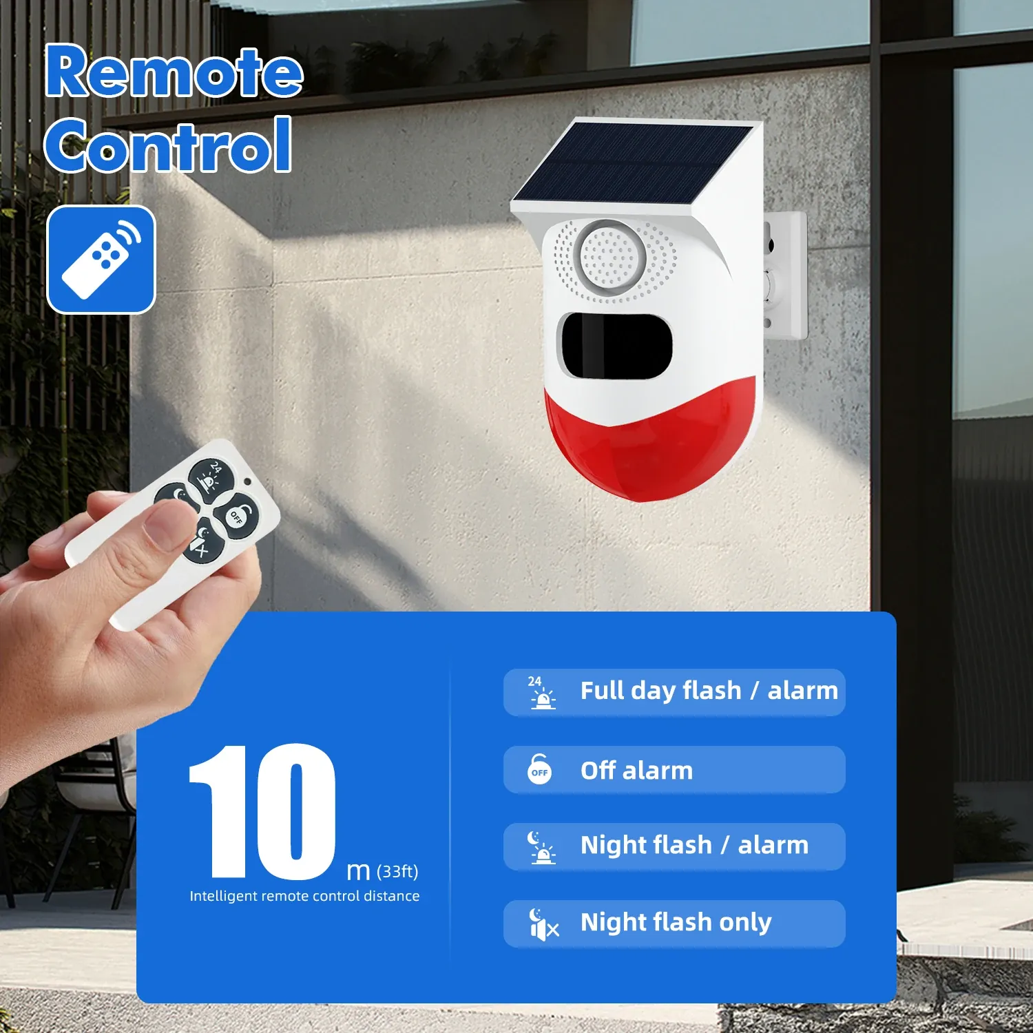 Alarme Solaire Extérieure Angus: Sécurité Maison 120 d B – Image 2