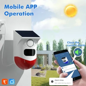 Alarme Solaire Wi Fi ANGUS - Sécurité Maison Connectée